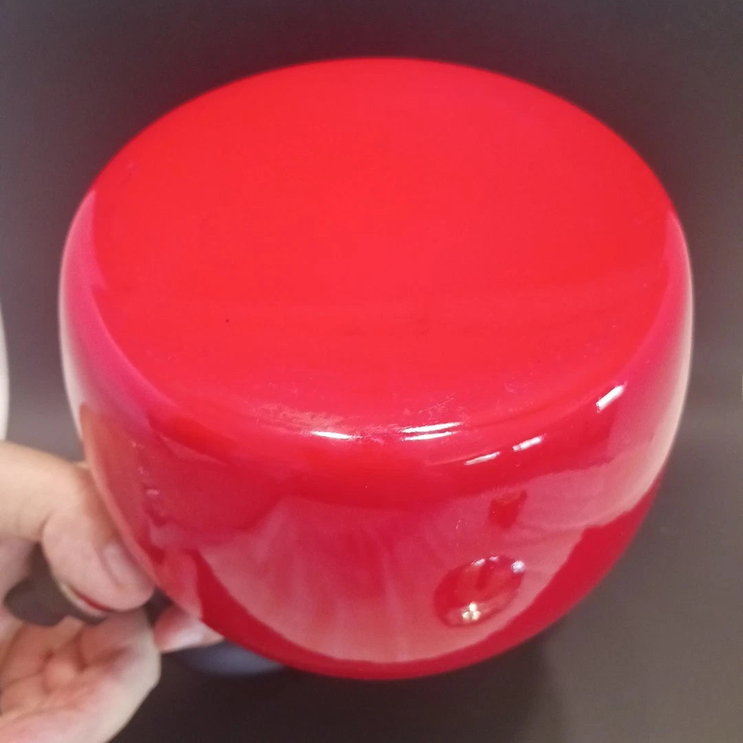 Copco Red Enamel On Steel Whistling Tea Kettle 1.5 Qt