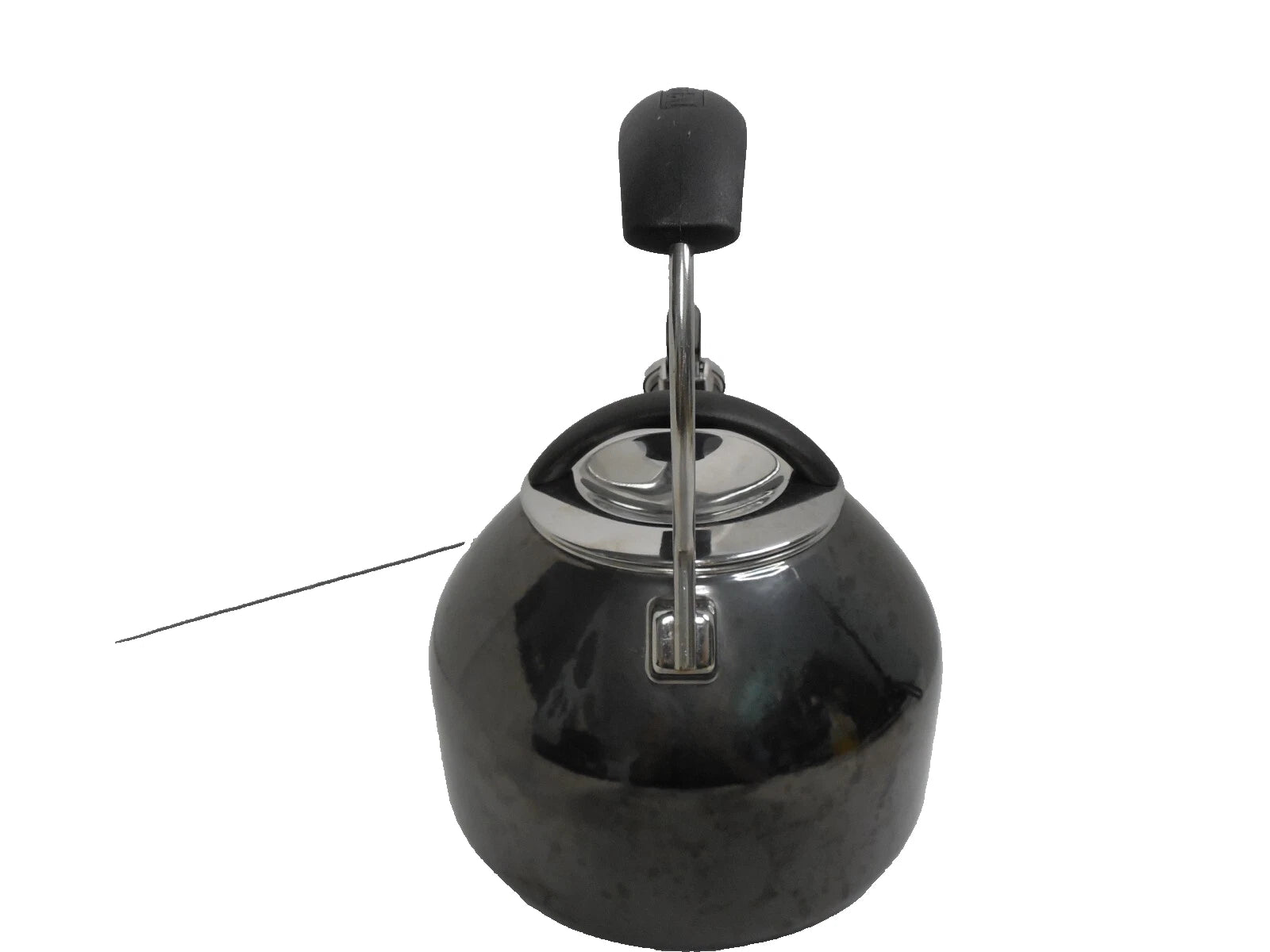 CHANTAL Whistling Tea Kettle 2 quart Steel / Enamel Dark Gray