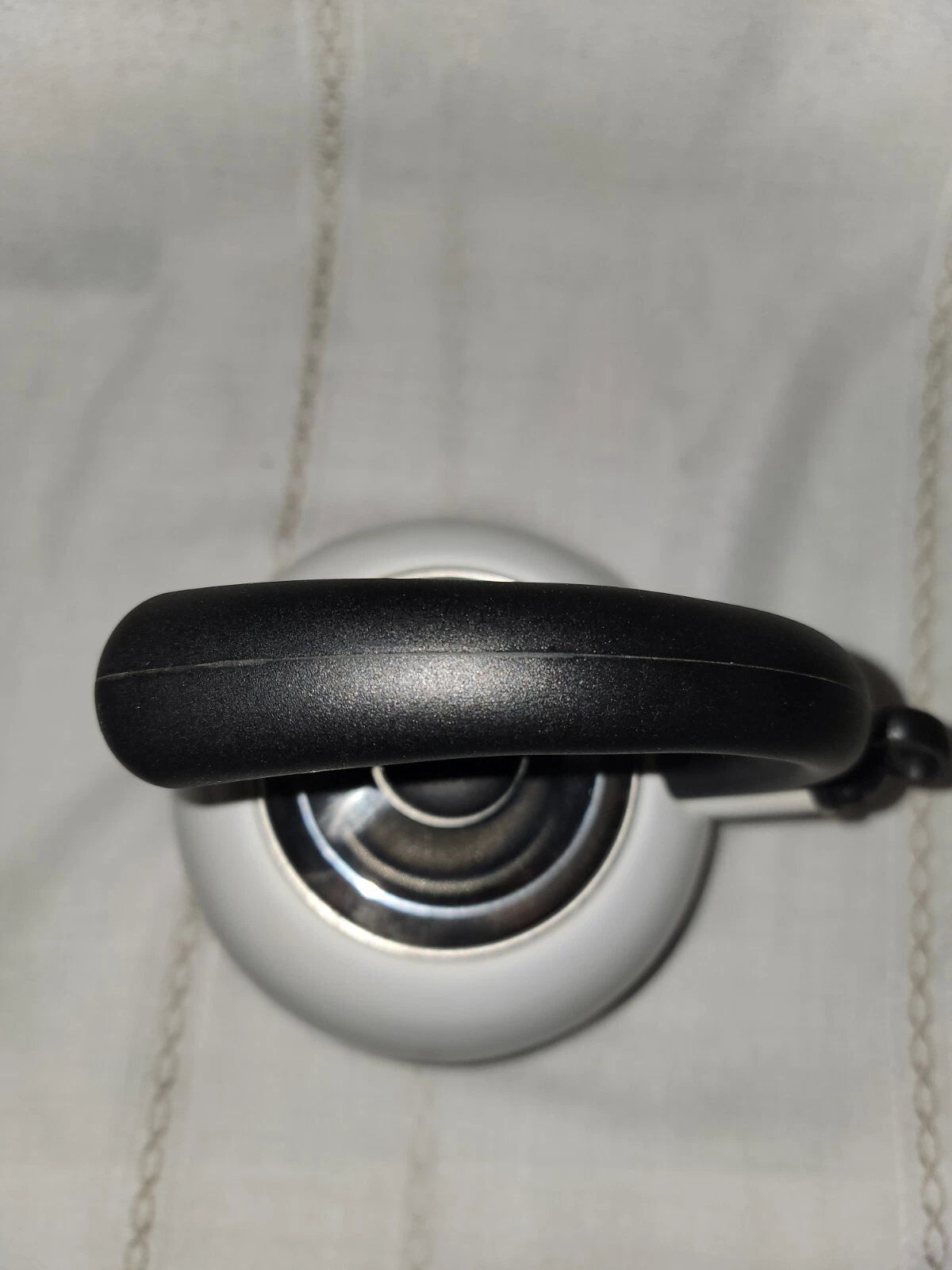 Vintage Copco Whistling Tea Kettle Cavalier White Enamel 2 Qt