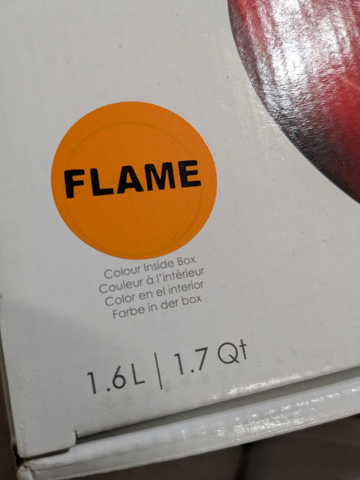 Le Creuset Enameled Whistling Tea Kettle Flame Orange 1.6 L 1.7 Qt New NIB