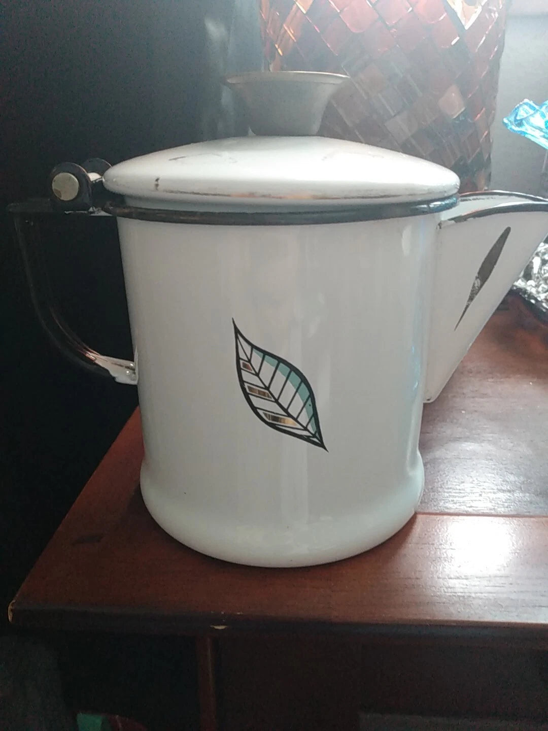 GEORGES BRIARD MCM ENAMELWARE TEA POT