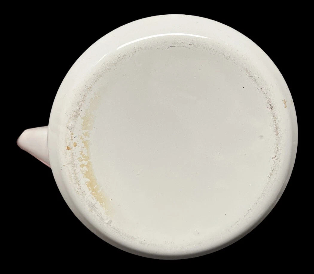 VINTAGE MCM Wheat TEAPOT Kettle With Wooden Handle