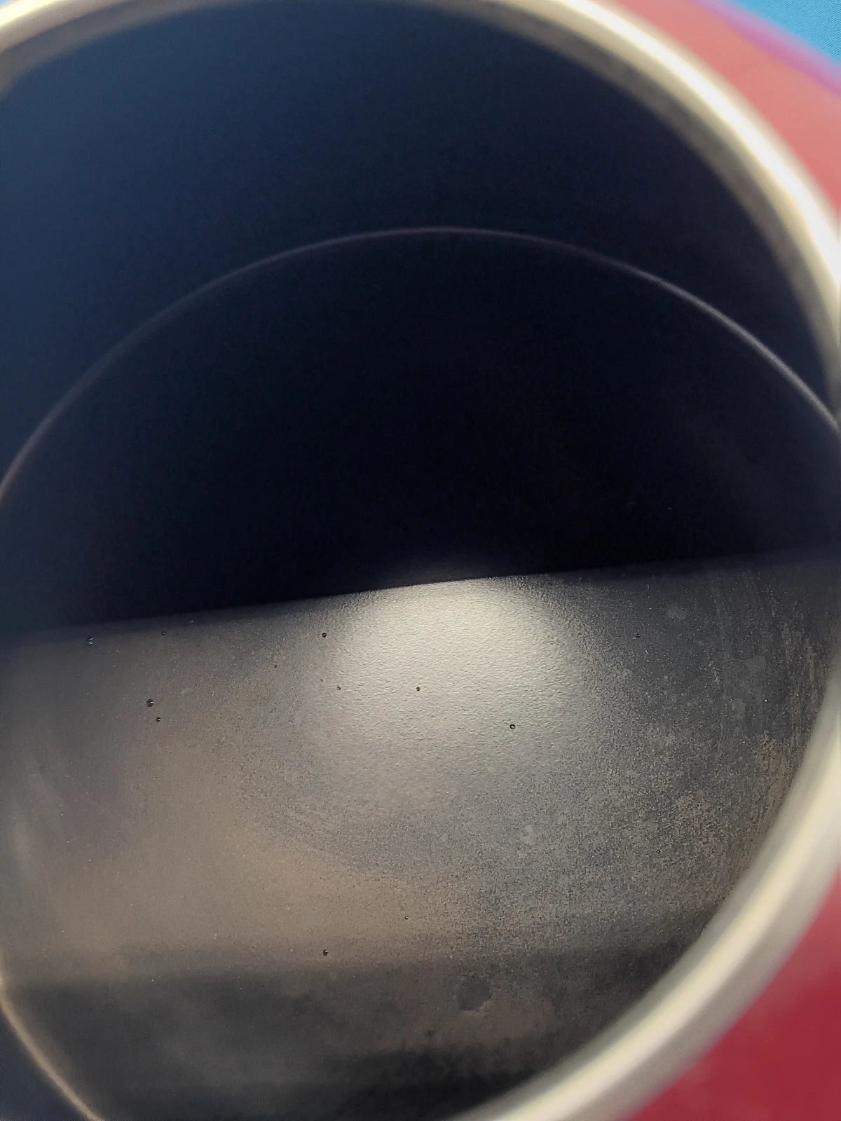 Kitchen Aid 2 Quart Whistling Tea Kettle Pot Red Enamel