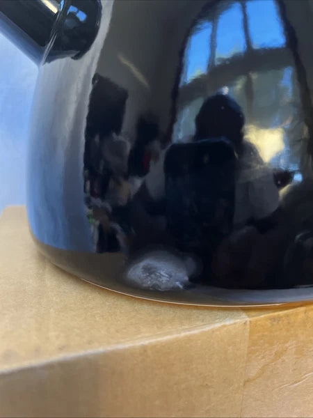 FARBERWARE Bella Water Kettle Whistling Stovetop Tea Pot - Black 2.5Qt.