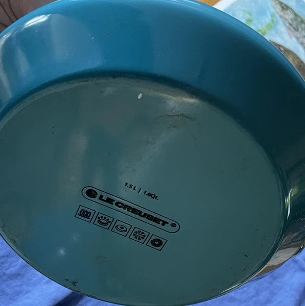 Le Creuset Light Blue ZEN Tea Kettle - 1.5 liter or 1.6 quart - Whistling