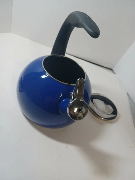 Chantal Enamel-On-Steel Anniversary Teakettle 2-Quart  Blue  Used