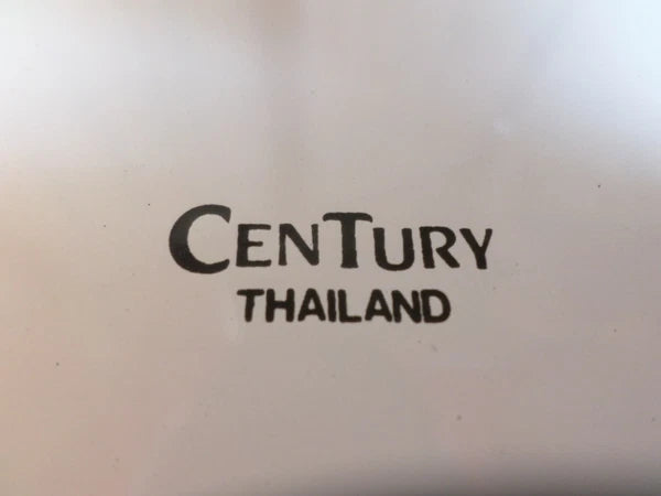 2.5 QT Adorable Vintage Century Holstein Cow Enamel Tea Kettle w/Wooden Handle