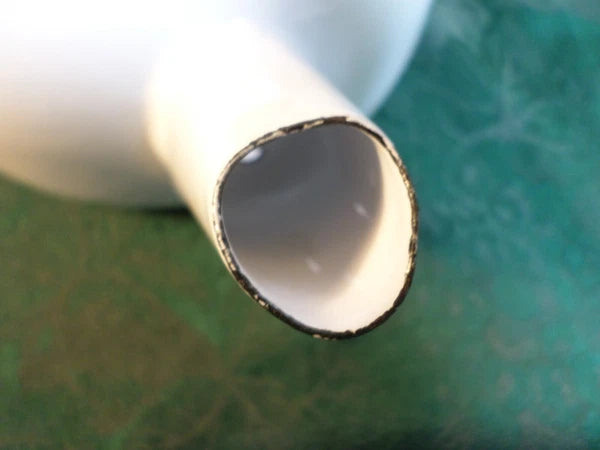 2.5 QT Adorable Vintage Century Holstein Cow Enamel Tea Kettle w/Wooden Handle