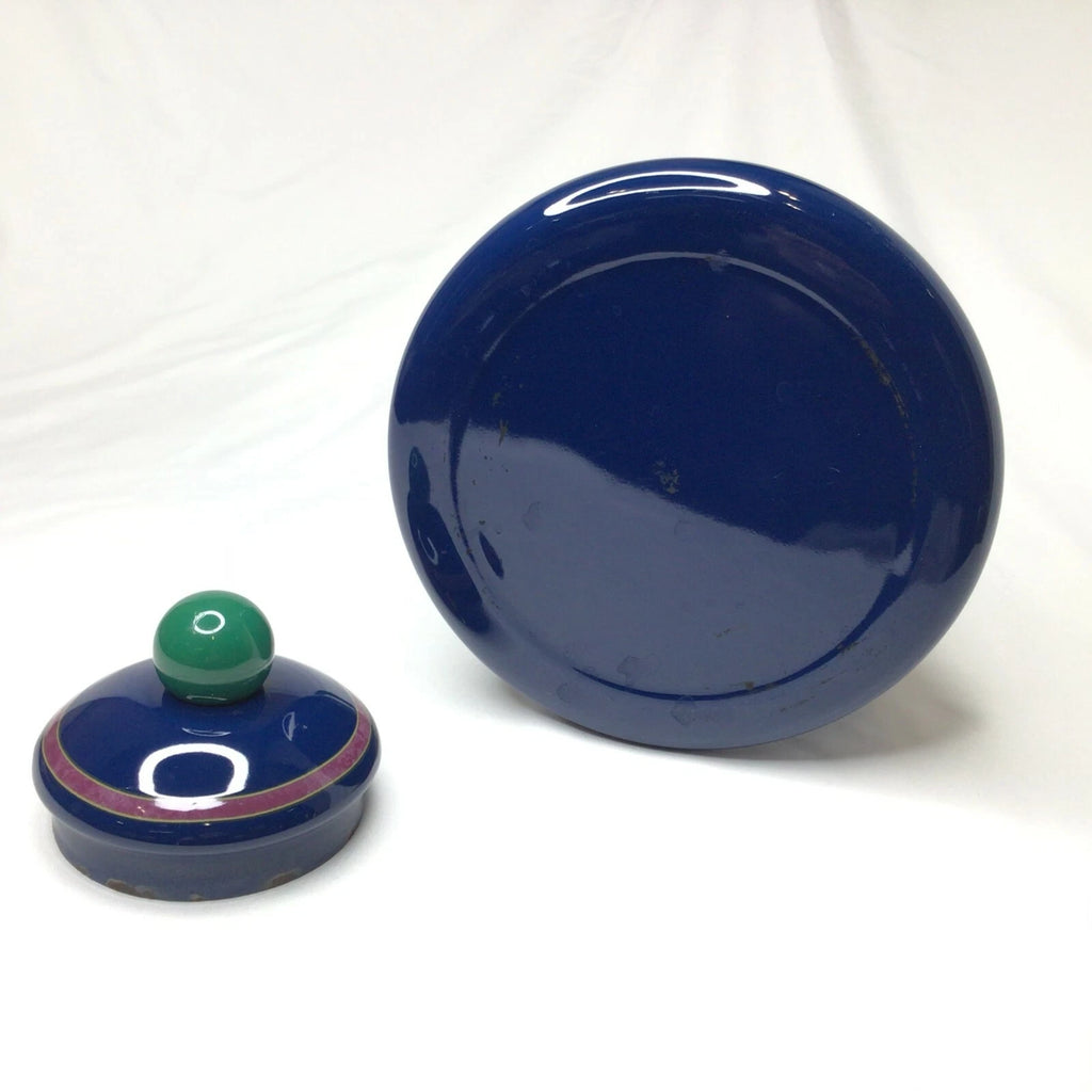 TEA KETTLE PHALZGRAPH GREAT USED CONDITION BLUES & GREEN