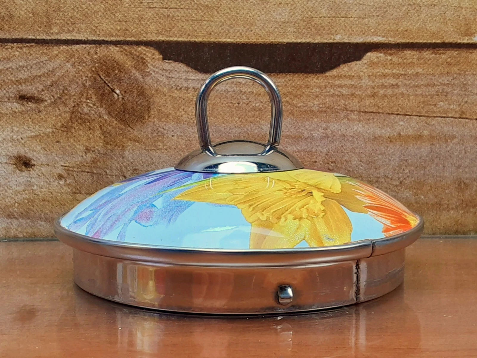 The Pioneer Woman Floral Summer Garden Enamel Tea Kettle Retired Spring Flower