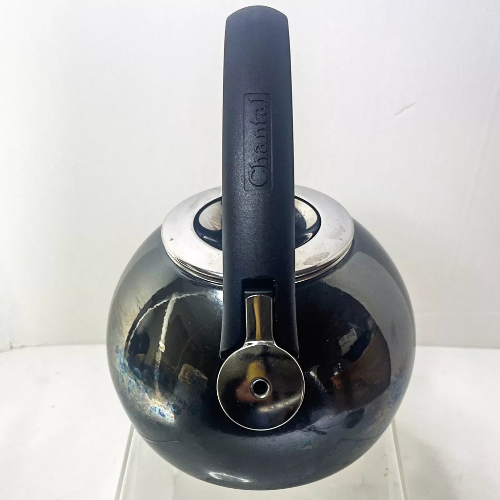 Chantal Tea Kettle Onyx  black 1.8qt  enamel on steel