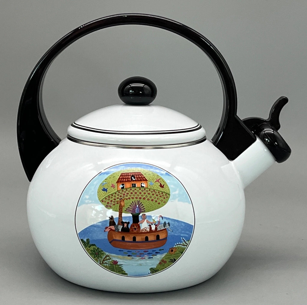 Villeroy & Boch Design Naif Tea Kettle Noah's Ark Folk Art 67.5 oz w/tag
