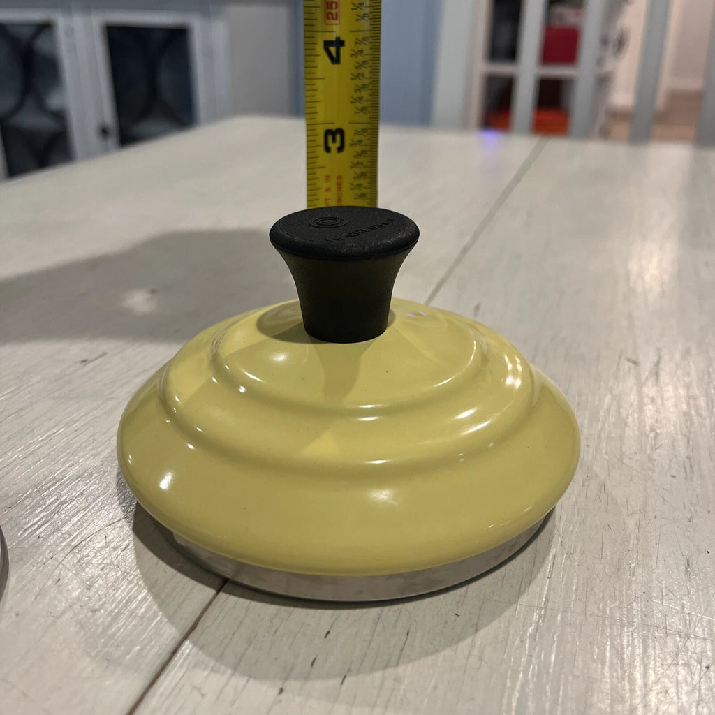 Replacement Le Creuset Yellow Enamel 1.7 Quart Metal Teapot LID