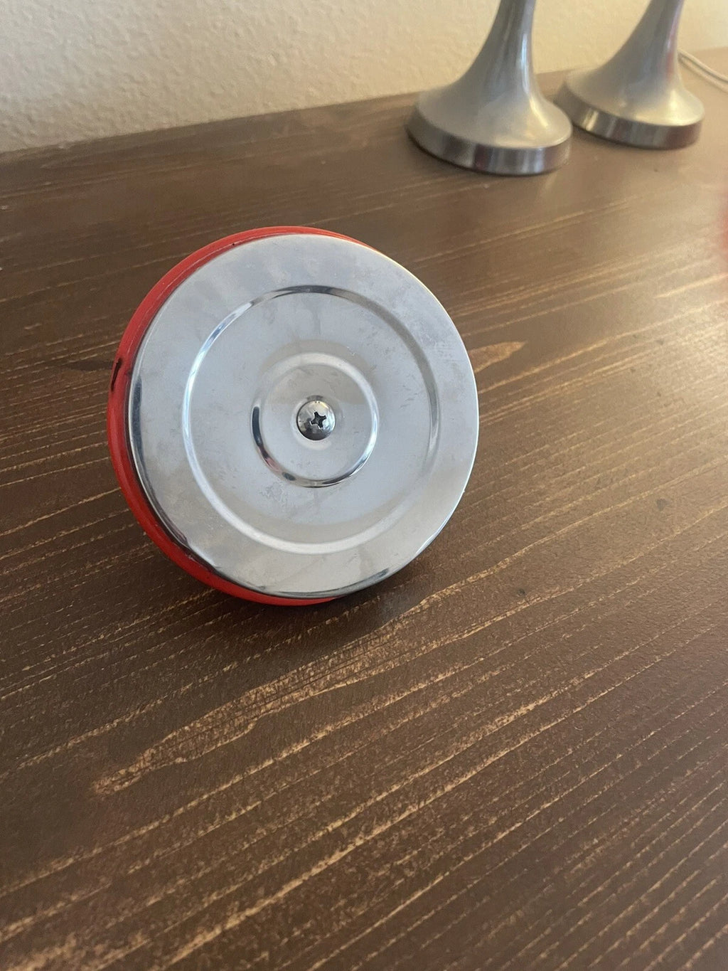 Le Creuset Carmin Red Halo Whistling Tea Kettle Enamel on Steel 1.5L 1.6 Qt