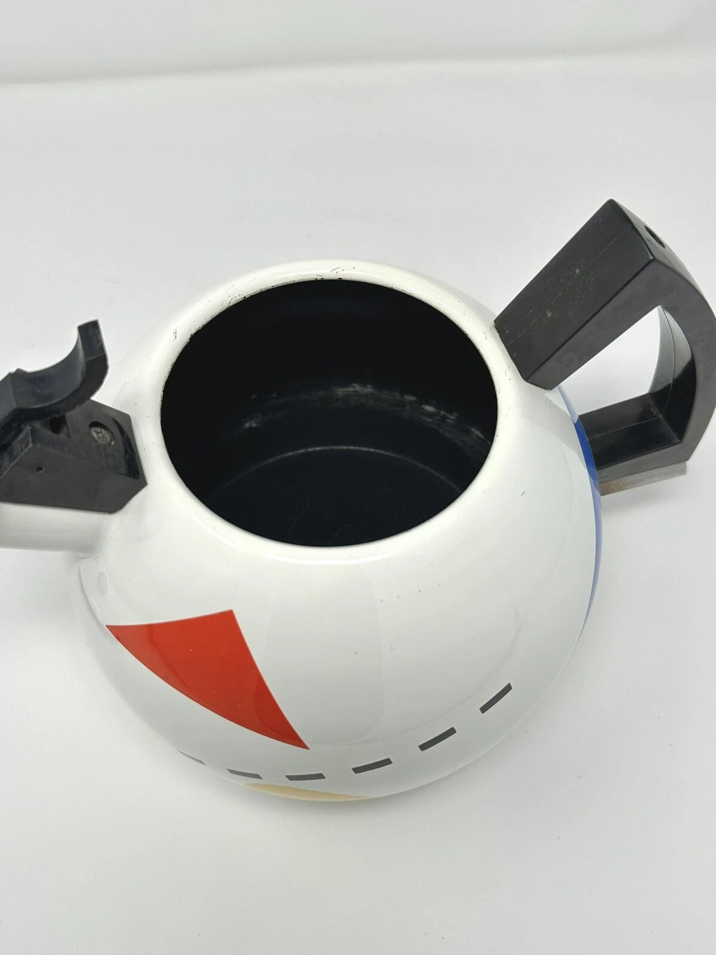 1985 Sam Lebowitz Post Modern Memphis Style Teapot