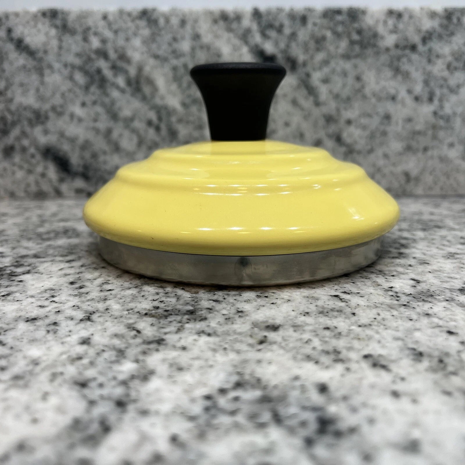 Replacement Le Creuset Yellow Enamel 1.7 Quart Metal Teapot LID