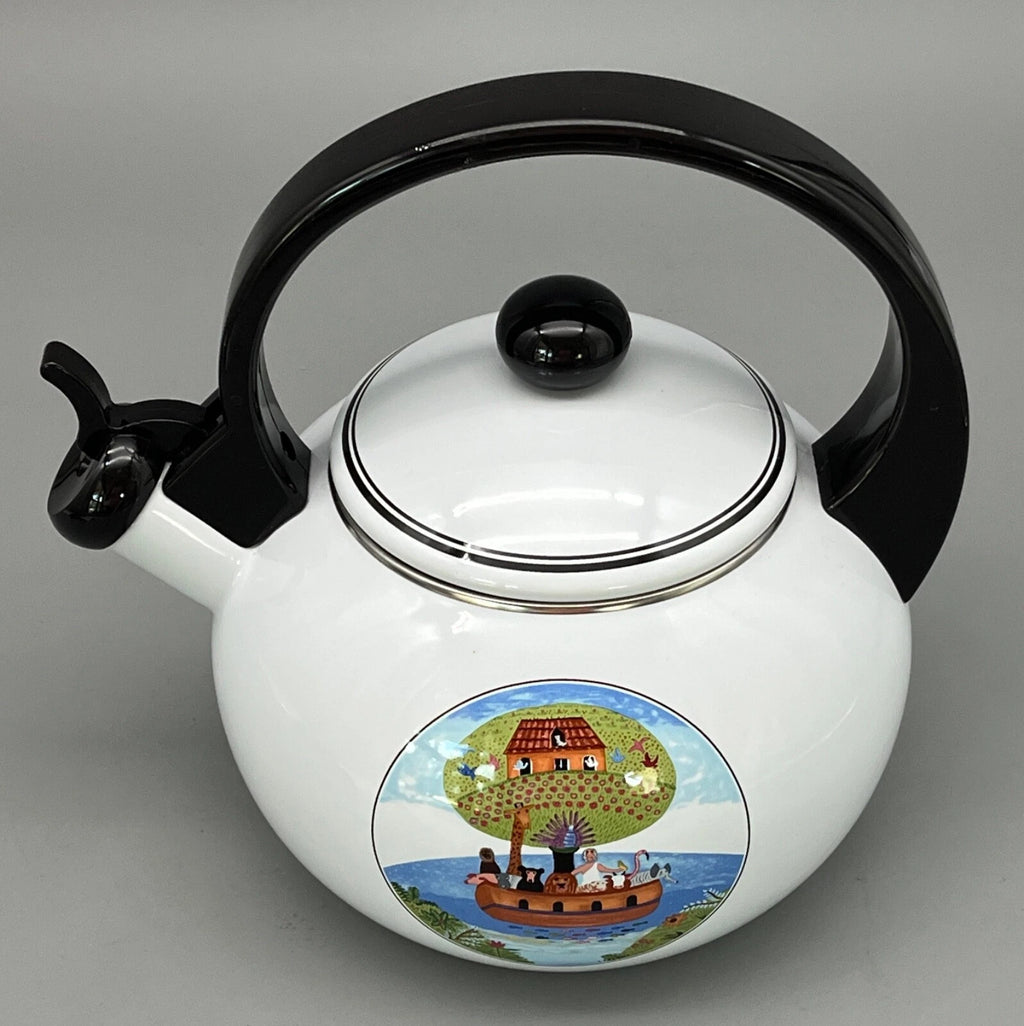 Villeroy & Boch Design Naif Tea Kettle Noah's Ark Folk Art 67.5 oz w/tag