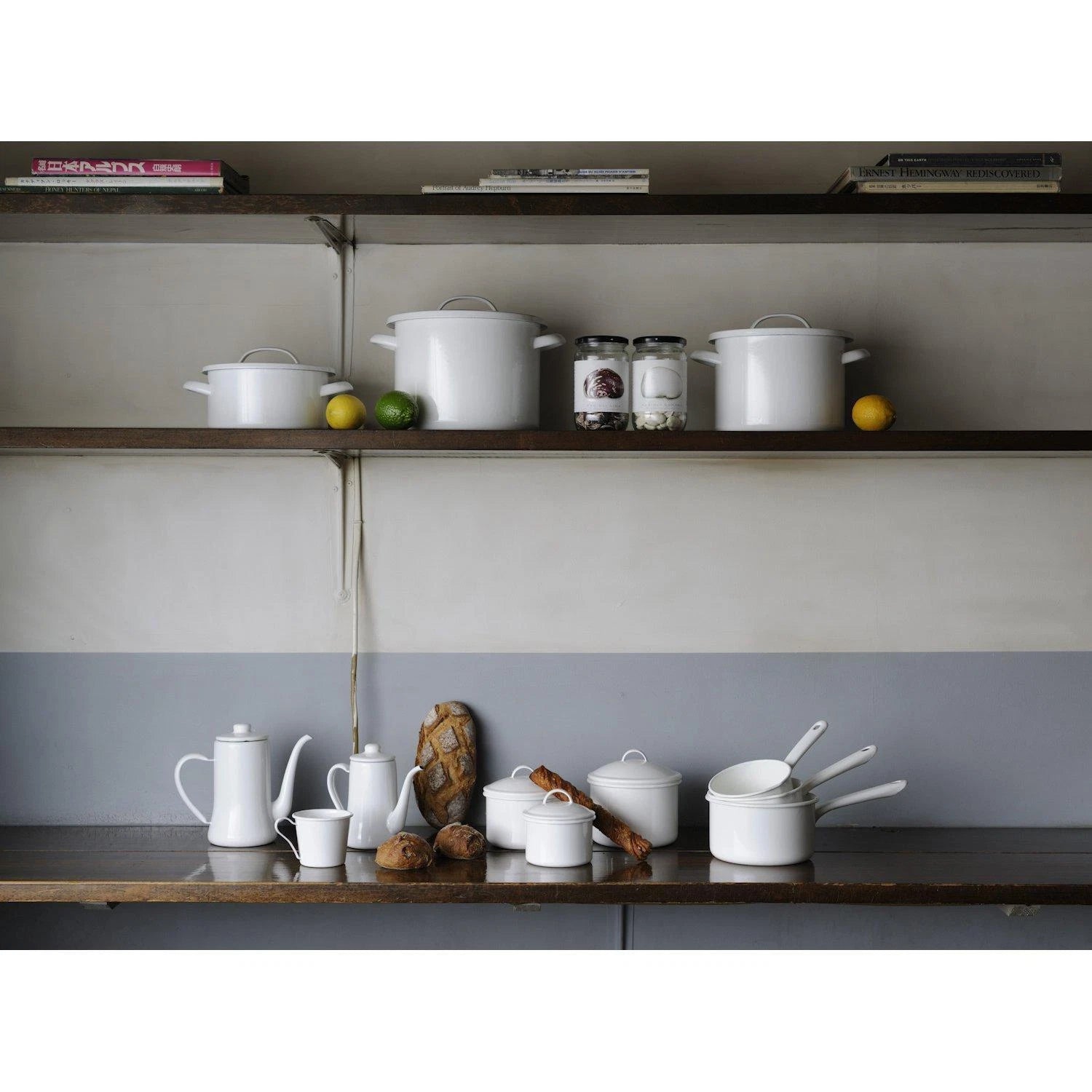 Tsukimiusagi jirushi Slim Pot 0.7L Drip Kettle NODA HORO Made In Japan White New