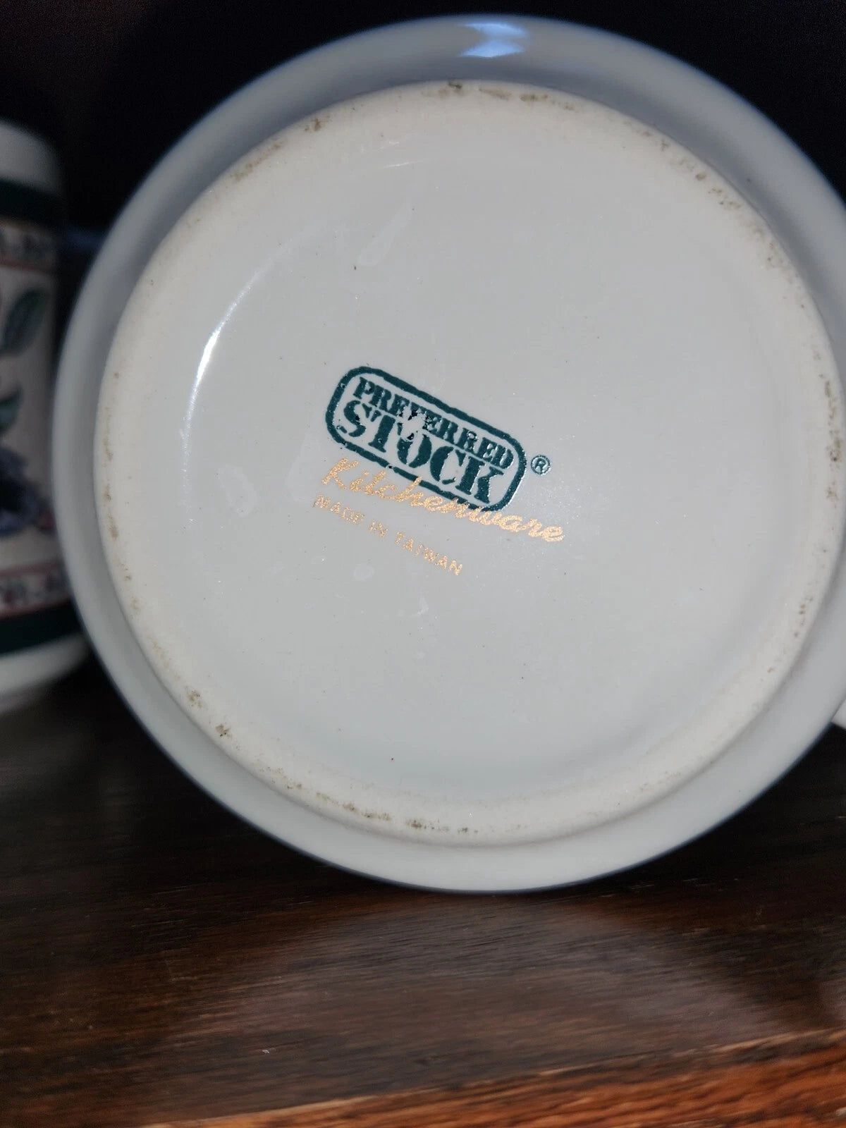 PAISLEY GARDEN Preferred Stock Stoneware Tea Kettle, 4 Mugs, Salt & Pepper NEW