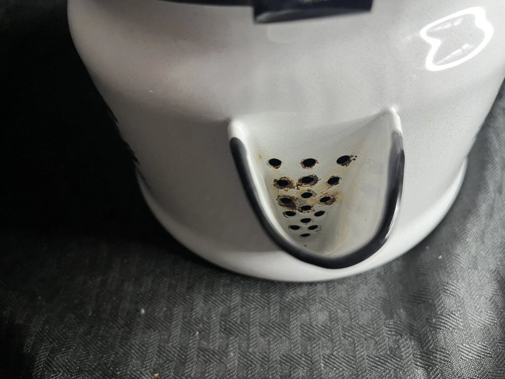 Georges Briard Enamel Retro Mid Century Turkey Dinner Graphics Teapot Kettle MCM