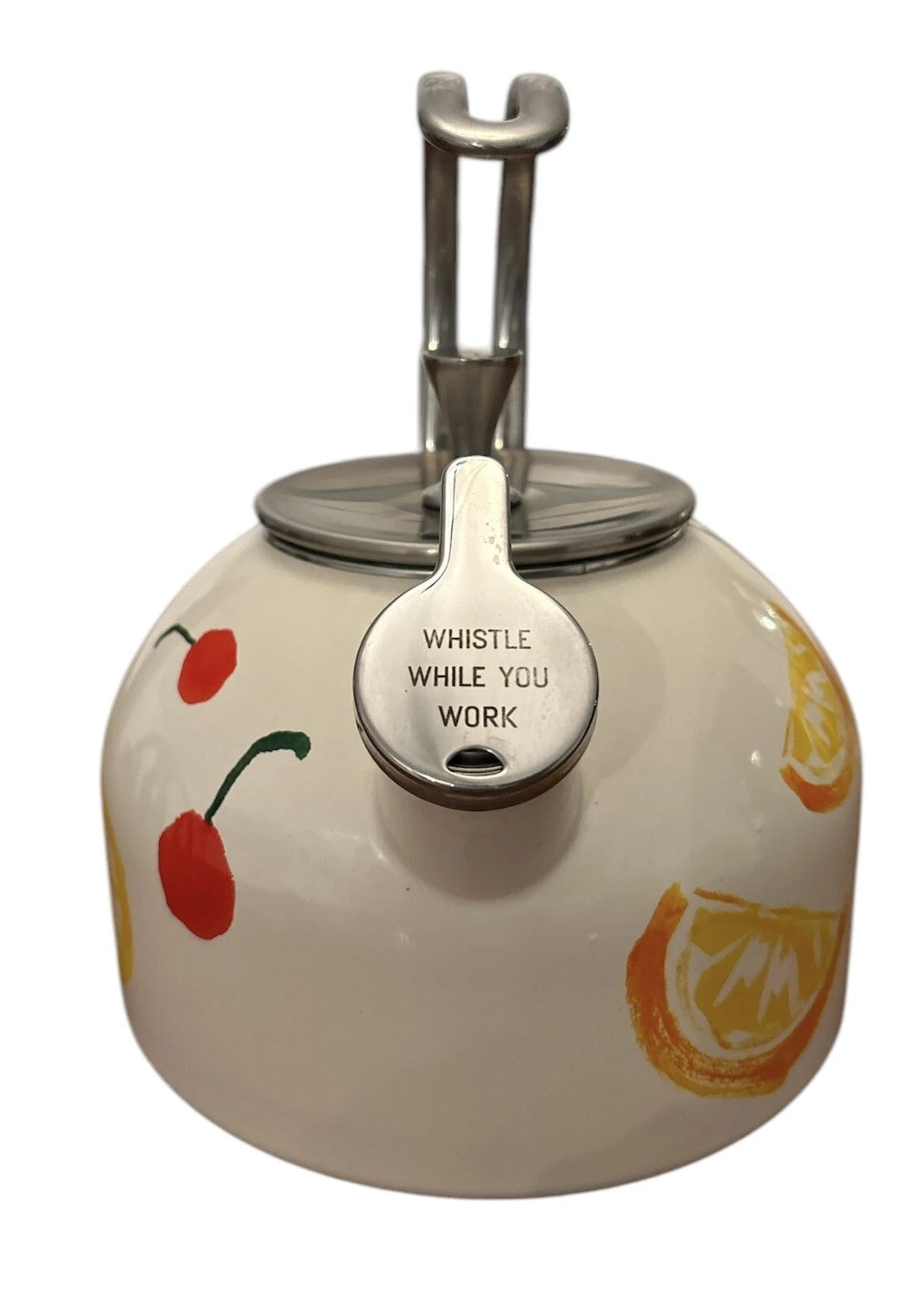 Lenox Kate Spade Teapot Kettle New York Pretty Pantry 2.5 Quart Whistles Chip