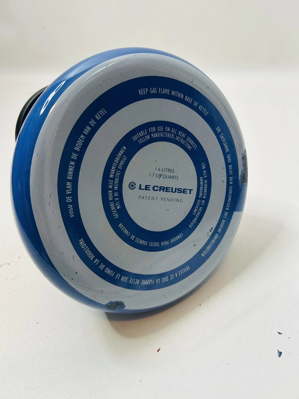 Le Creuset Tea Kettle 1.75 Qt Enamel On Steel Blue