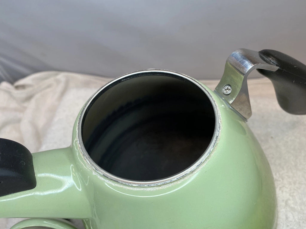 Le Creuset Ogive Enamel-on-Steel 1.7 Quart Tea Kettle - Kiwi Green Ombré