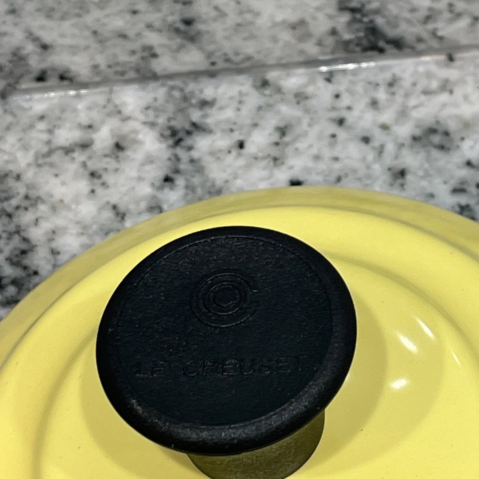 Replacement Le Creuset Yellow Enamel 1.7 Quart Metal Teapot LID