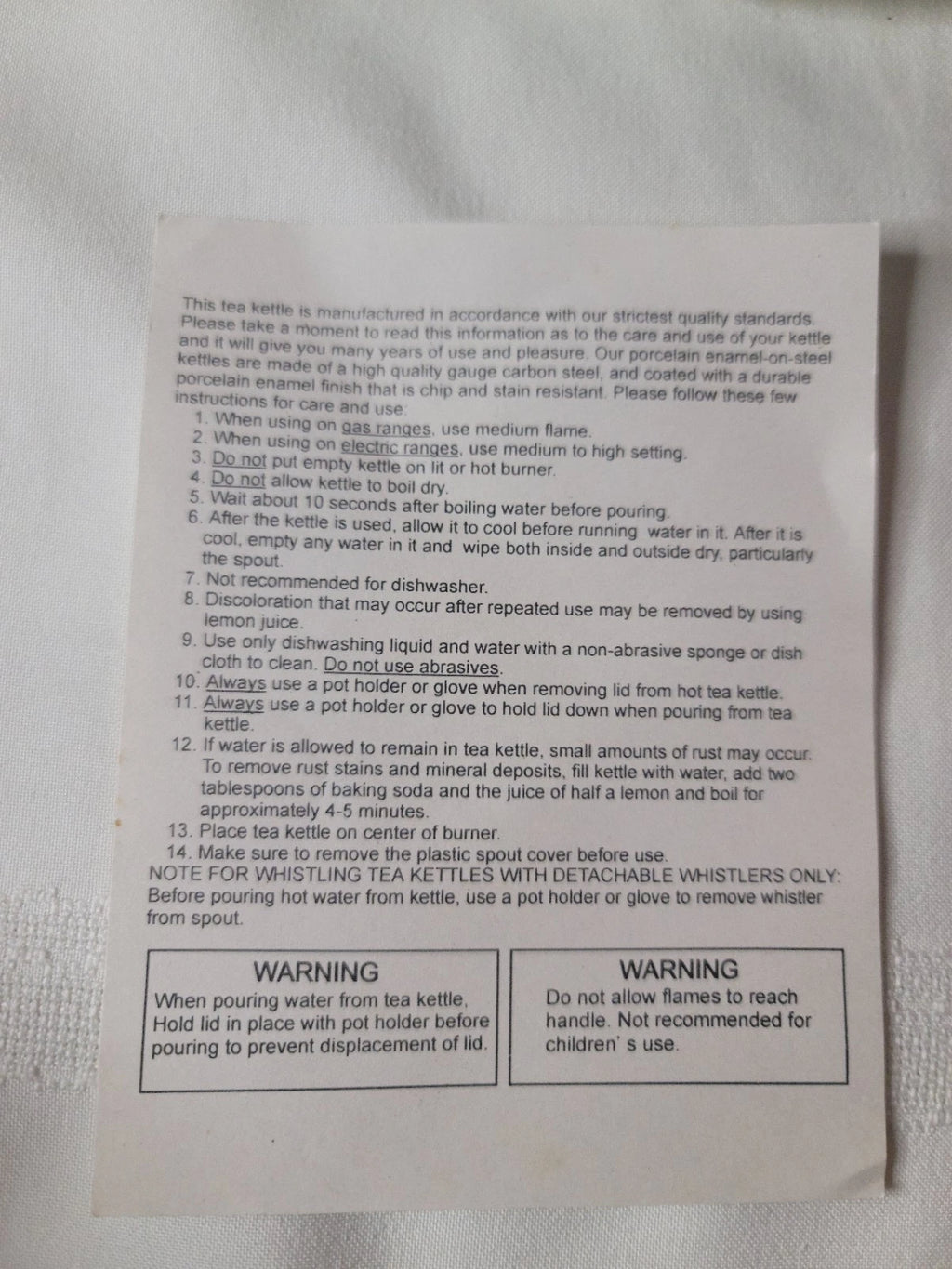 NEW Spode Christmas Tree Metal Kettle and Lid Tea Pot 2.5 Qt Unused Condition