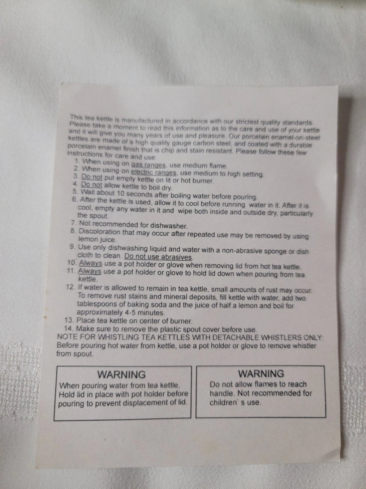 NEW Spode Christmas Tree Metal Kettle and Lid Tea Pot 2.5 Qt Unused Condition