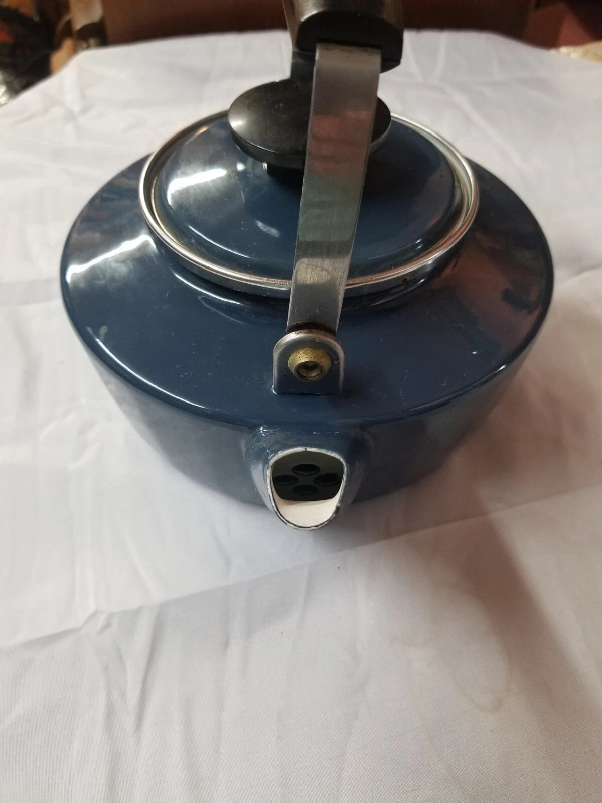 Mikasa Gourmet Color Navy Blue Teapot ( Enamel)