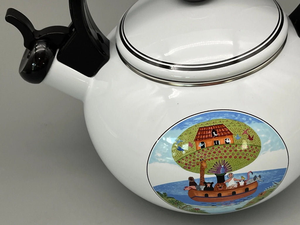 Villeroy & Boch Design Naif Tea Kettle Noah's Ark Folk Art 67.5 oz w/tag