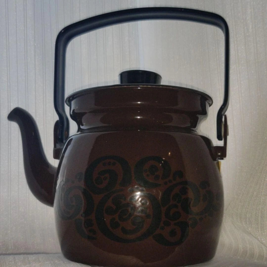 ARABIA Finel Enamel Kettle by Kaj Franck Vintage Finland