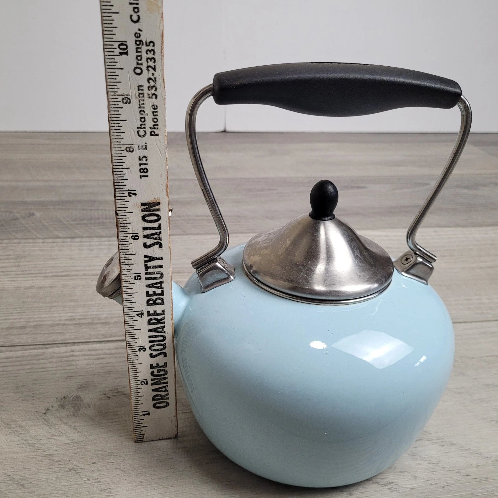 Chantal Aqua Enamel-on-Steel Whistling Teakettle 2 Qt – Stay-Cool Handle Tested