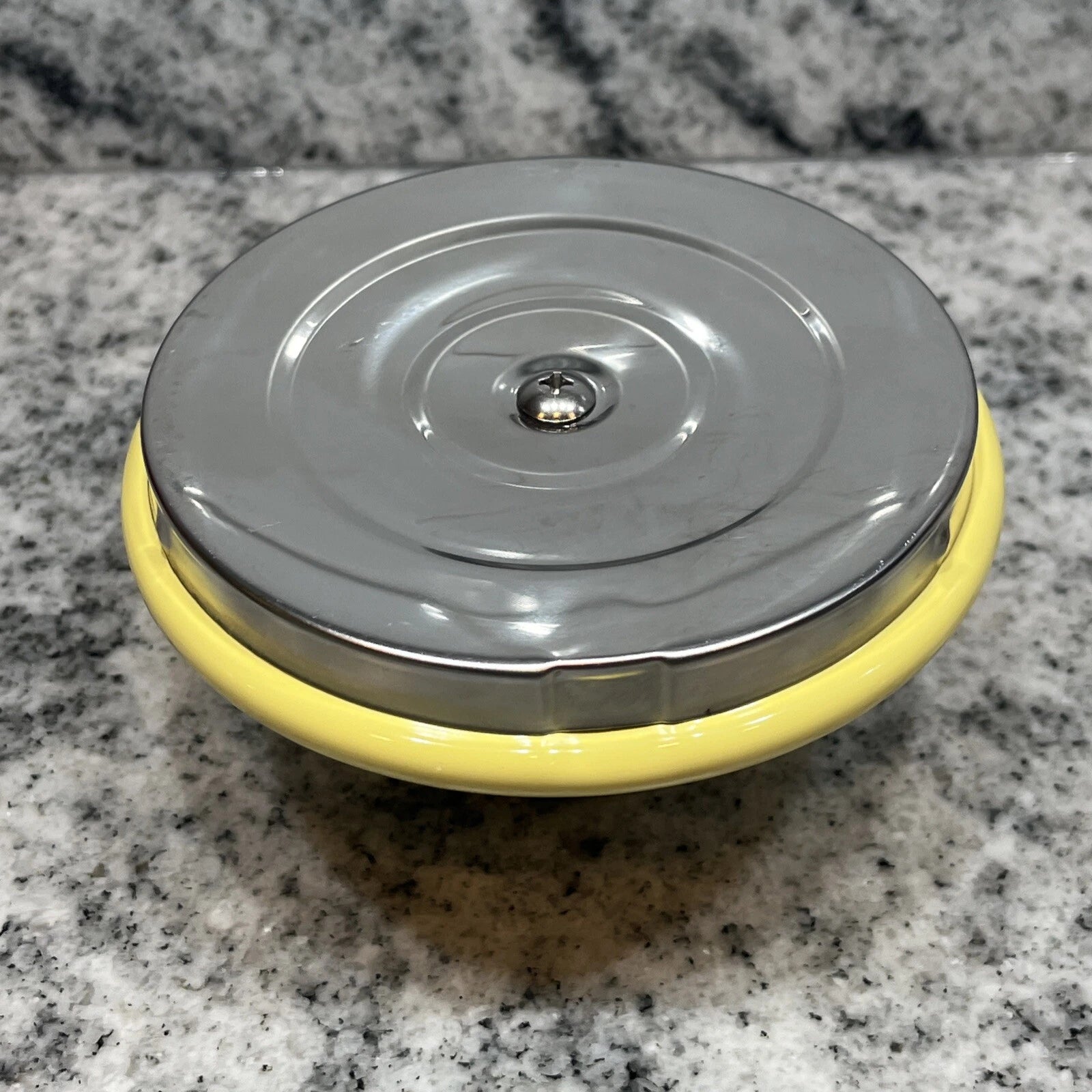 Replacement Le Creuset Yellow Enamel 1.7 Quart Metal Teapot LID