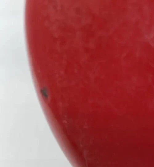 KitchenAid 2 Qt Whistling Tea Kettle Pot Red Enamel C Handle Stainless GUC