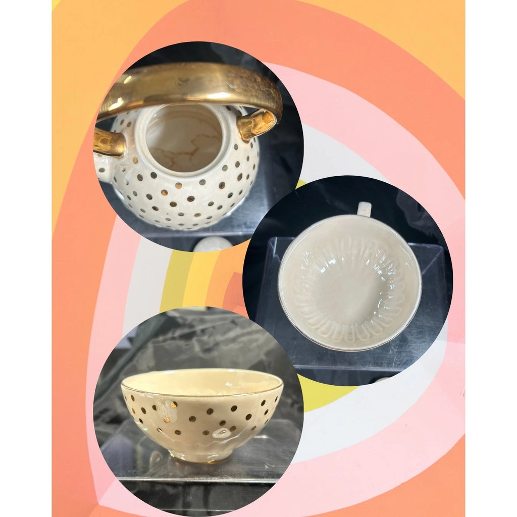 Anthropologie Sweet Sentiment "You're my cup of tea" Teapot with Cup