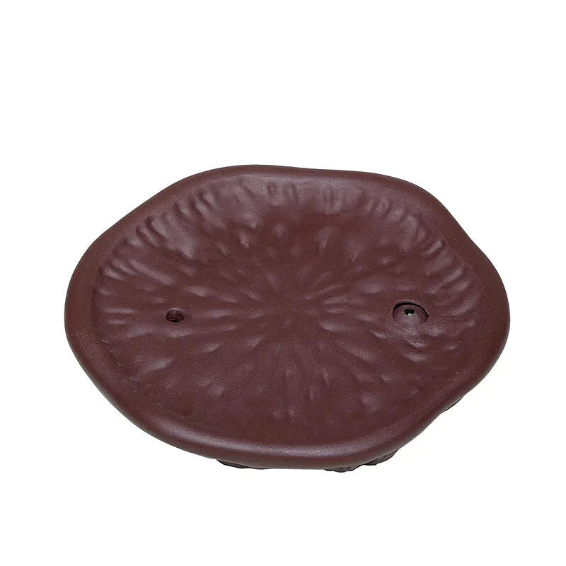 Purple Clay Tea Tray Tea Set Tea Set Decorated Purple Clay Lotus Heart Set