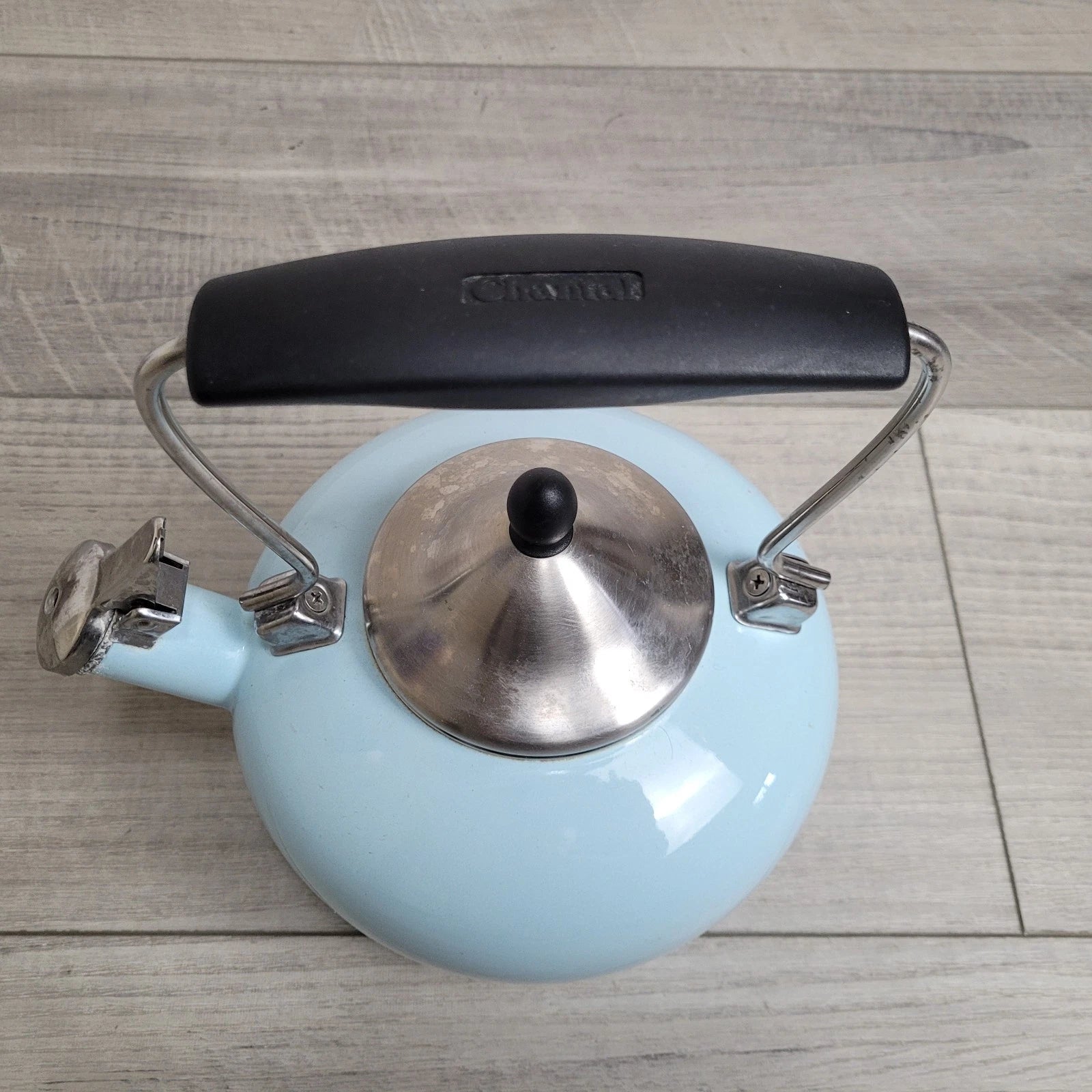 Chantal Aqua Enamel-on-Steel Whistling Teakettle 2 Qt – Stay-Cool Handle Tested