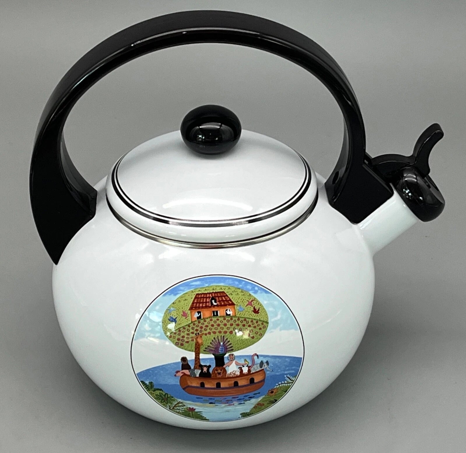 Villeroy & Boch Design Naif Tea Kettle Noah's Ark Folk Art 67.5 oz w/tag