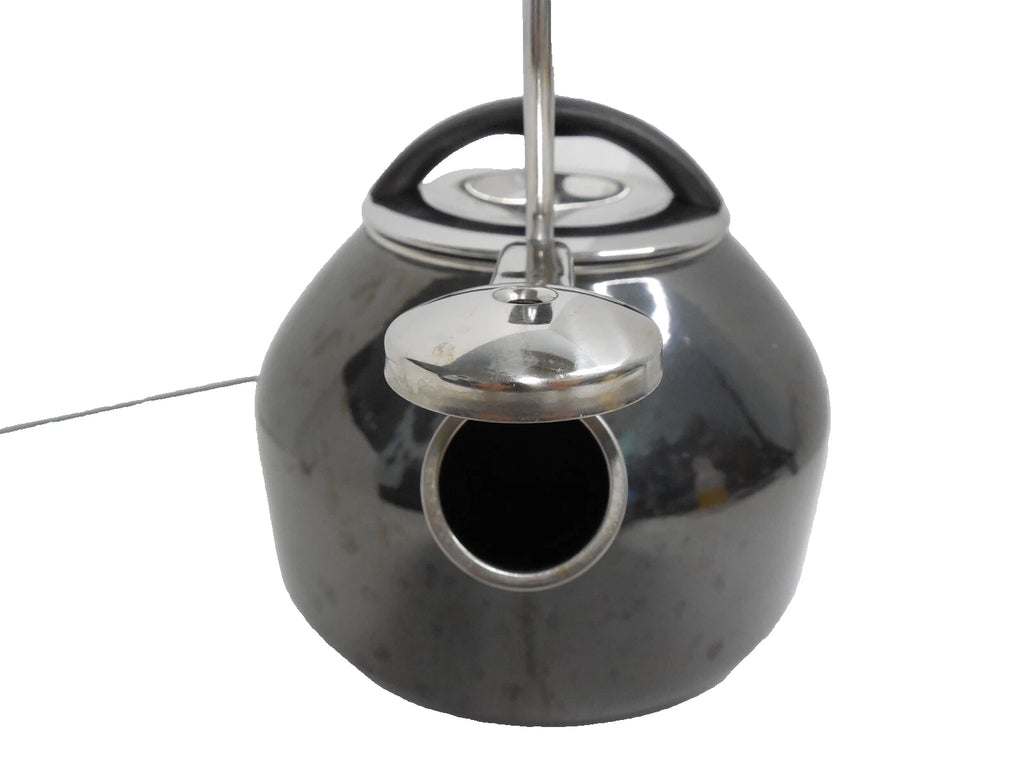 CHANTAL Whistling Tea Kettle 2 quart Steel / Enamel Dark Gray