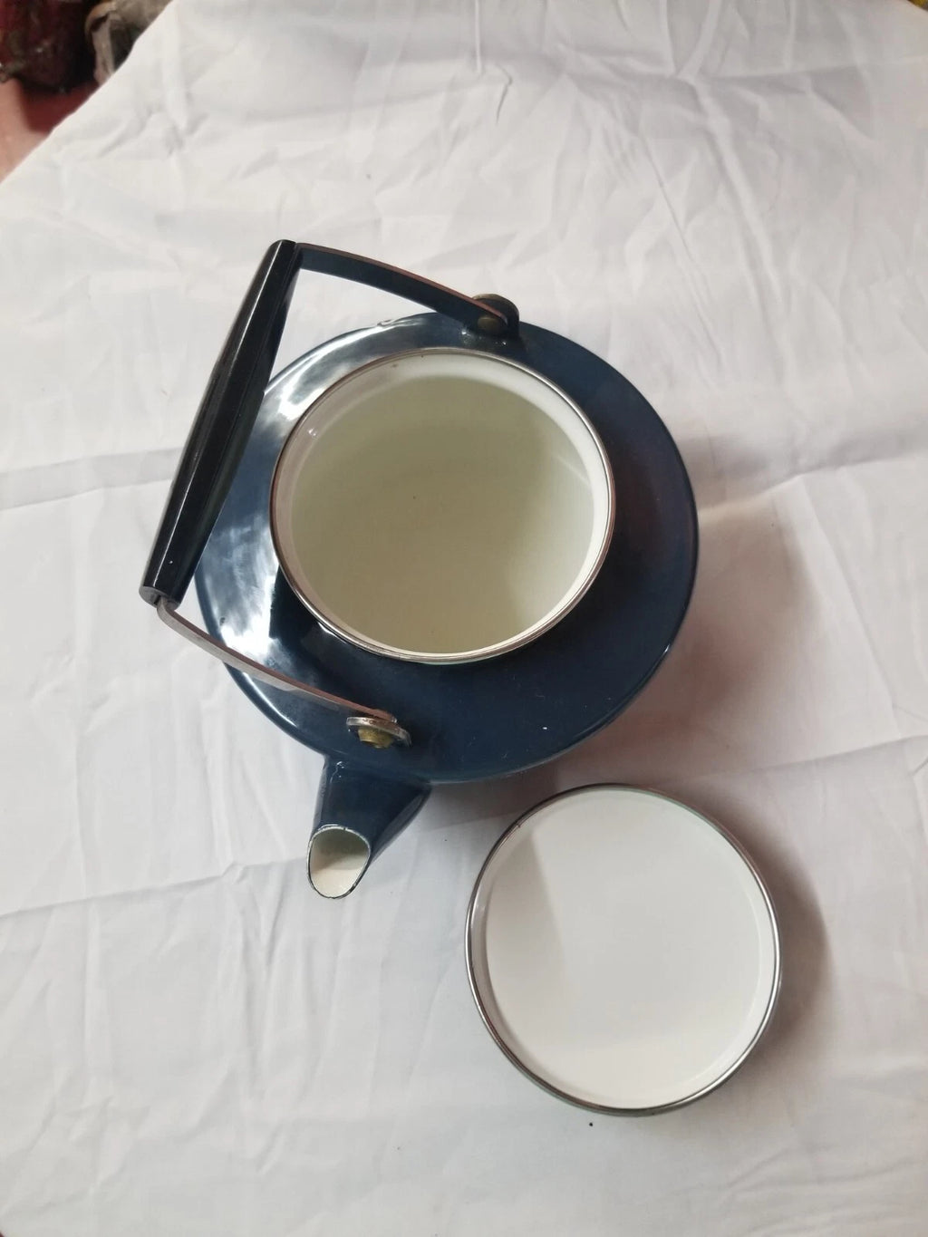 Mikasa Gourmet Color Navy Blue Teapot ( Enamel)