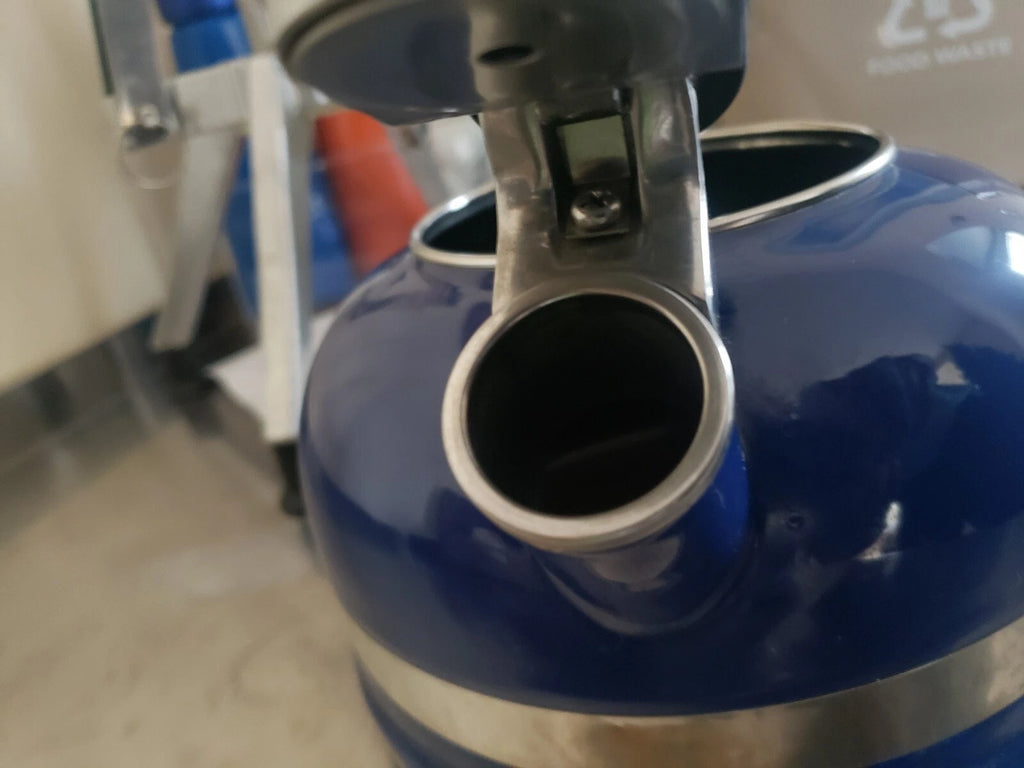 KitchenAid 2 Qt Blue Enamel Whistling Tea Kettle Pot Blue Parts Only Or Repair