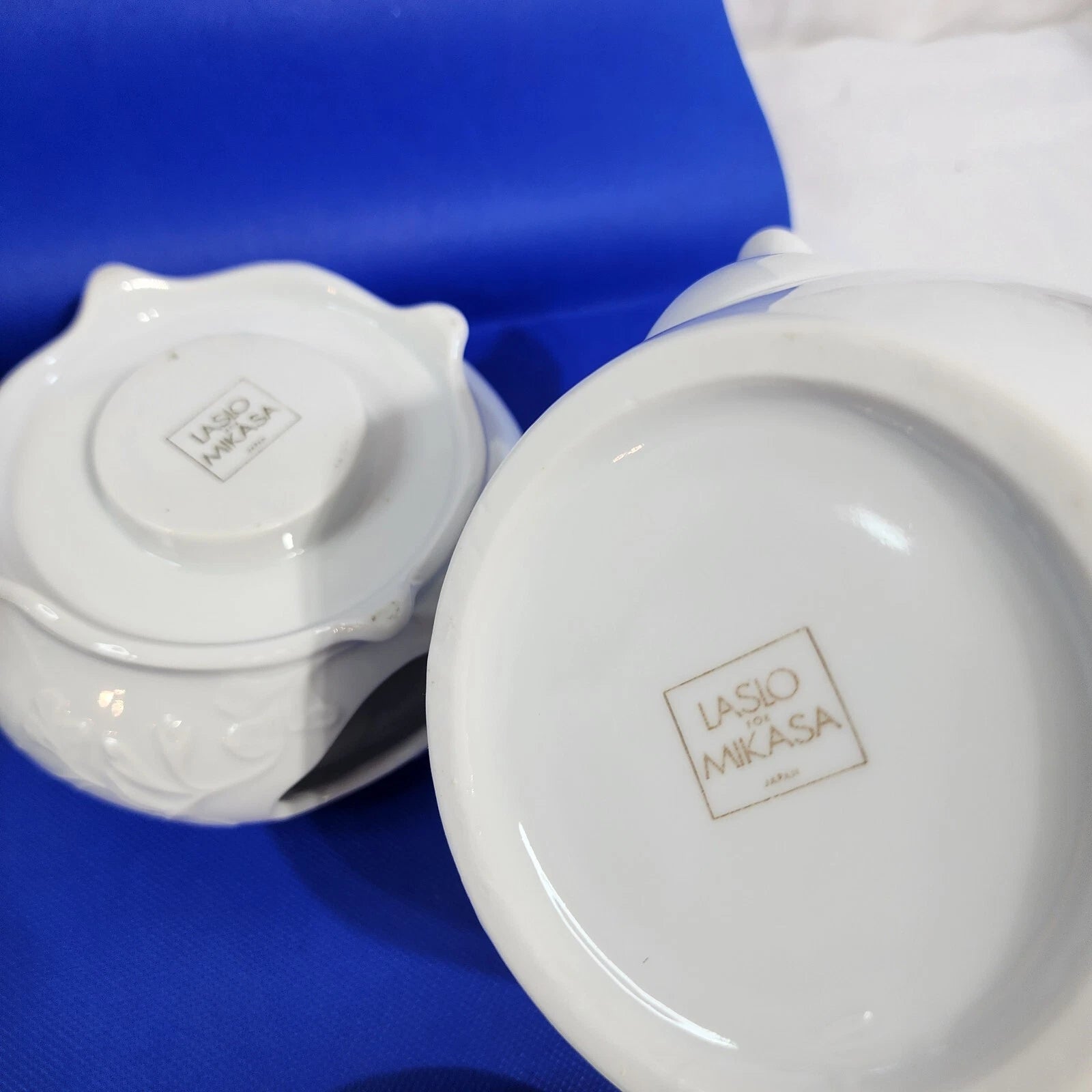 Laslo Mikasa Midori teapot with bamboo handle and tealight warming stand