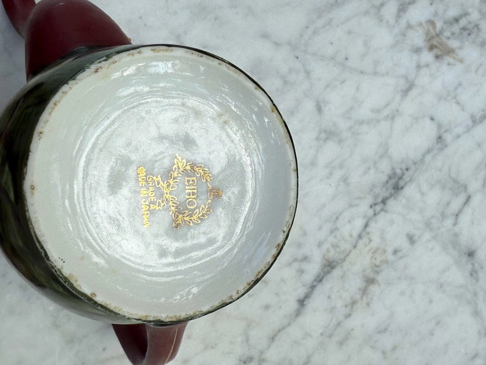 Vintage Hand-Painted Japanese Tea Set – Kutani Moriage Dragon Design, Made in Ja