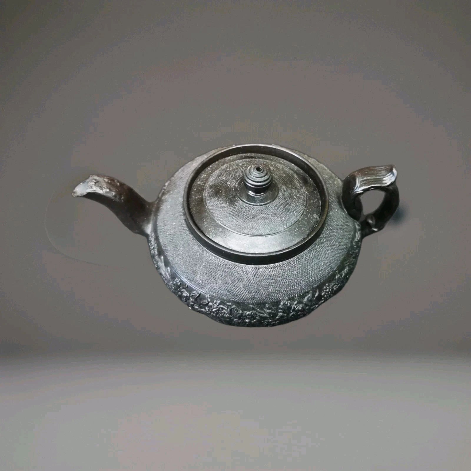 RARE ANTIQUE CYPLES SPODE 1815 TO 1820 BLACK BASALT SMALL TEAPOT GOOD CONDITION