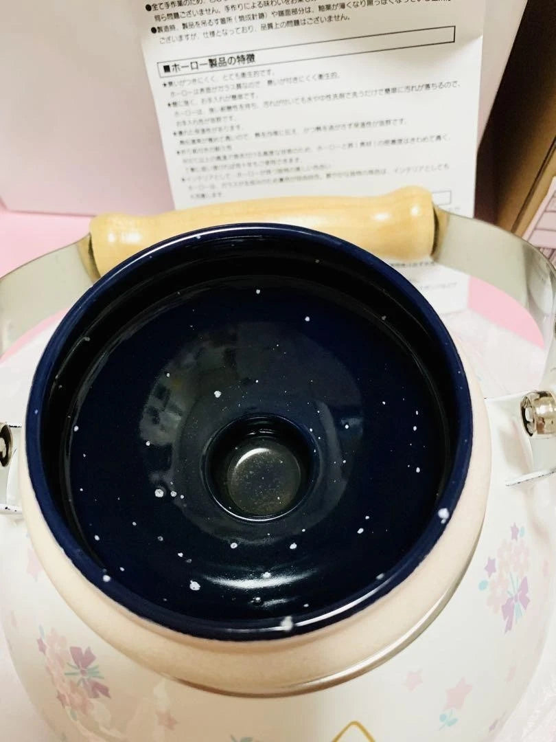 Little Twin Stars m21N  Enamel Tea Kettle Kikirara