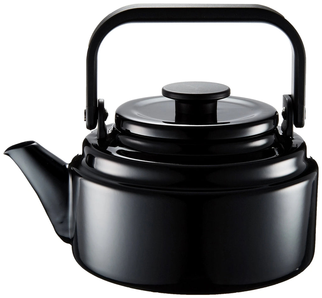 Noda Enamel Amu-Kettle 2.0L Black Made in Japan AM-20KBK Home Kitchen Gift NEW