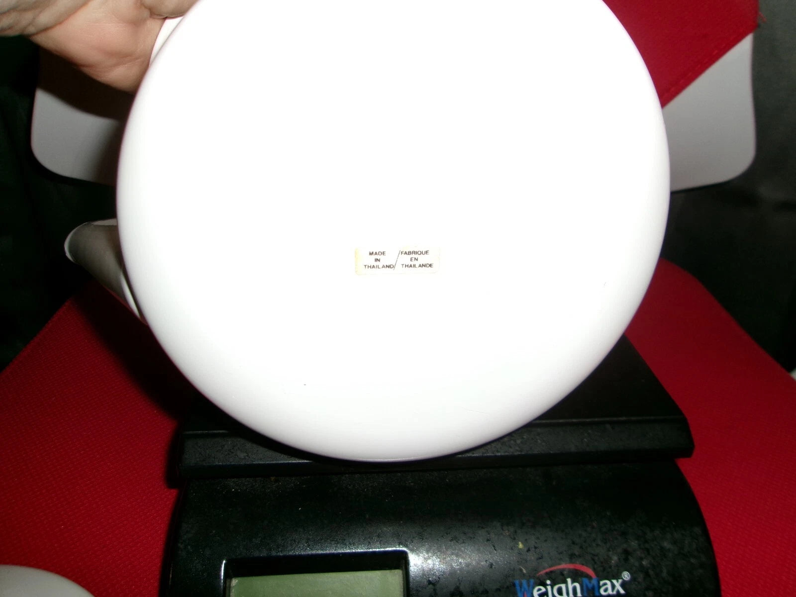 tea kettle white and blue flowers on it made in thailand