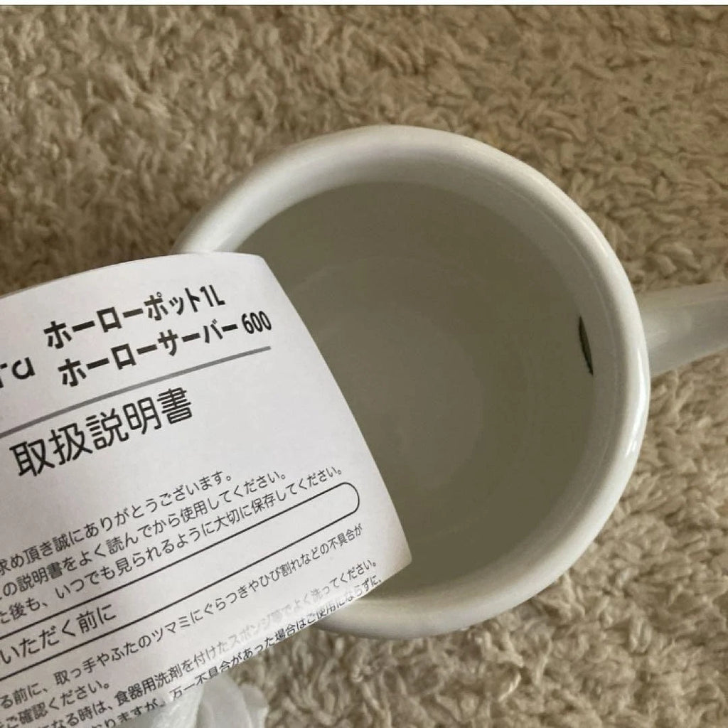 Snoopy m12N Carita  Museum Enamel Server 600 Teapot